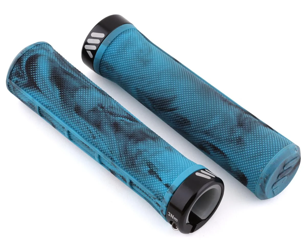 All Mountain Style Berm Grips (Blue Camo) (135mm)